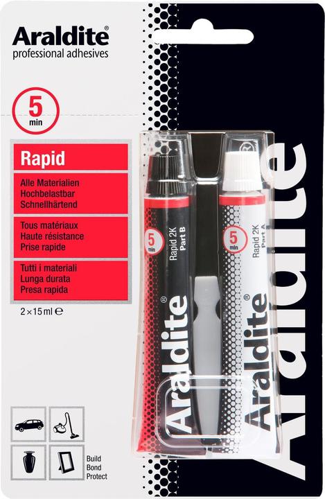 Araldite Rapid Kleber, Tube (40 g, 30 ml)