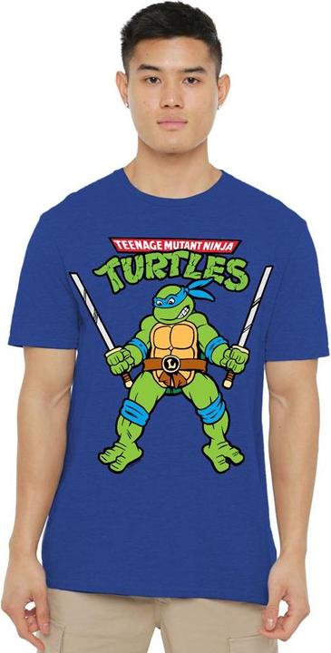 Immagine prodotto Teenage Mutant NT Maglietta Leonardo Retrò Adulto Unisex (S)