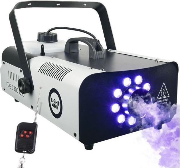 No Name LIGHT4ME FOG 1200 LED Générateur de fumée Télécommande