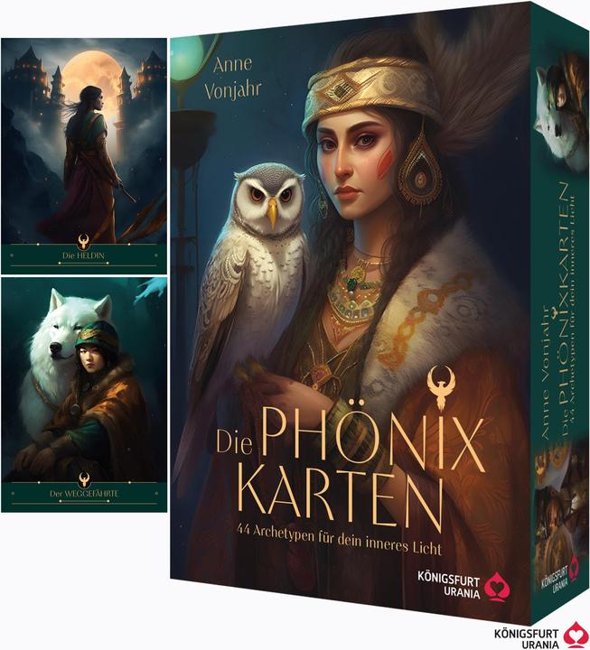 Actual product image Die Phönix-Karten - 44 Archetypen für dein inneres Licht (German, Anne Vonjahr, 2024)