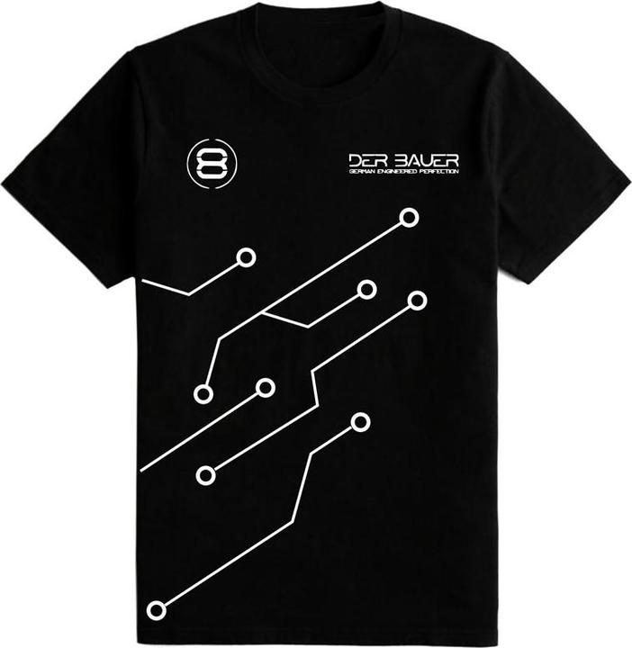 Actual product image Der8auer T-shirt PCB design (L) (L)