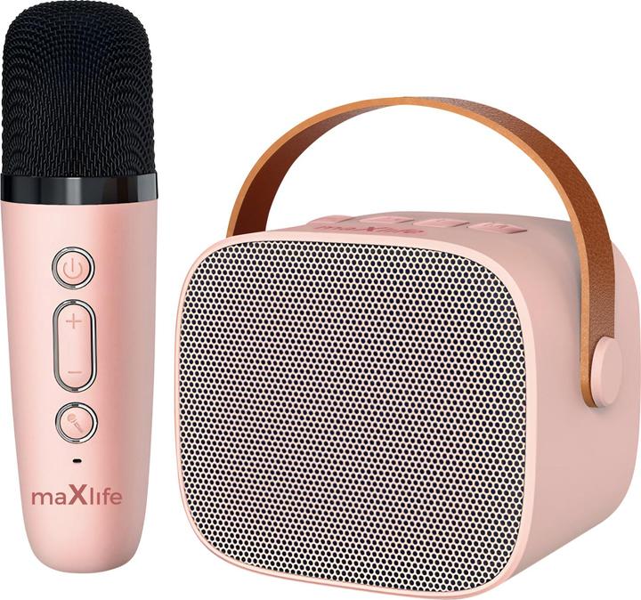 Actual product image Maxlife Bluetooth karaoke speaker MXKS-100 pink (5 h)
