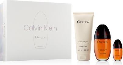 Calvin Klein Obsession - Eau De Parfum 100 Ml + Body Lotion 200 Ml + Eau De Parfum 15 Ml