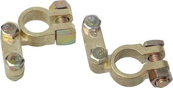 Actual product image ProPlus Battery terminal set (+) and (-) in blister pack