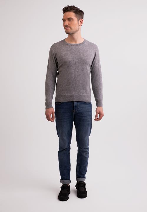 Actual product image Cash-Mere Recycelter Kaschmir Rundhals Pullover (L)