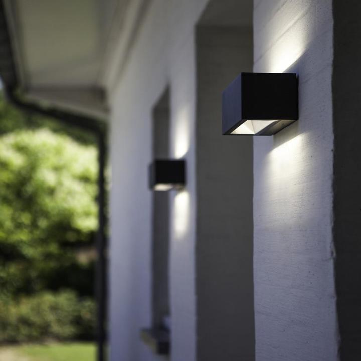 Actual product image ECO-Light LED outdoor wall lamp Gemini (480 lm, IP54)