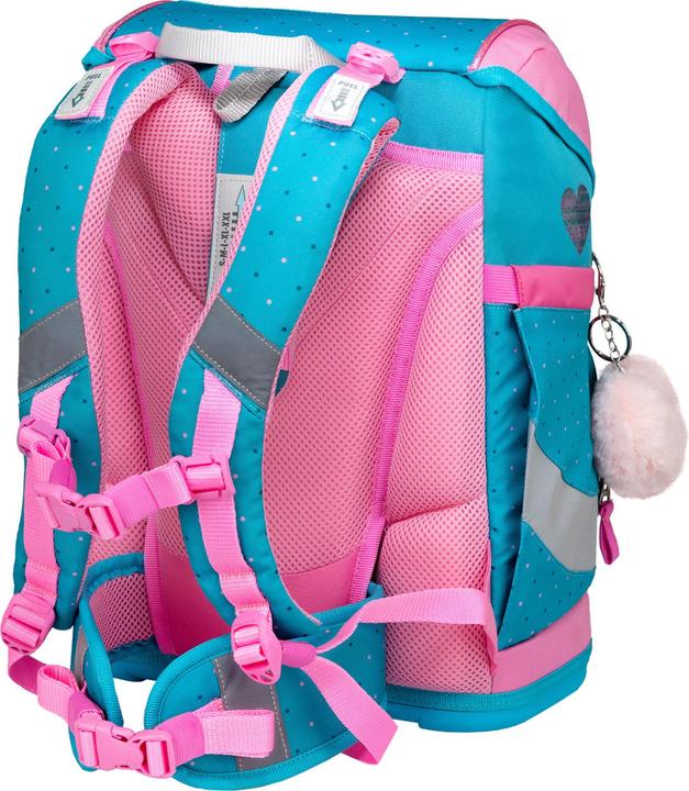 Produktbild Belmil SMARTY Schulrucksack-Set Hearts and Dots (20 l)