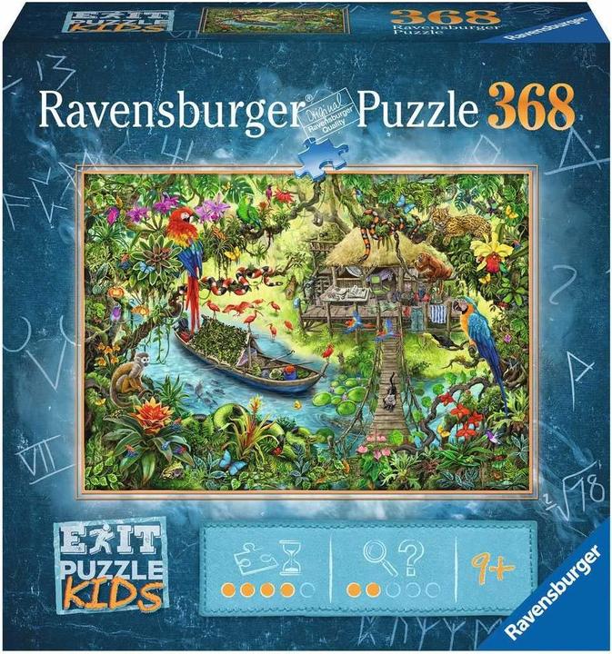 Actual product image Ravensburger Exit Kids- The Jungle Expedition (368 pieces)