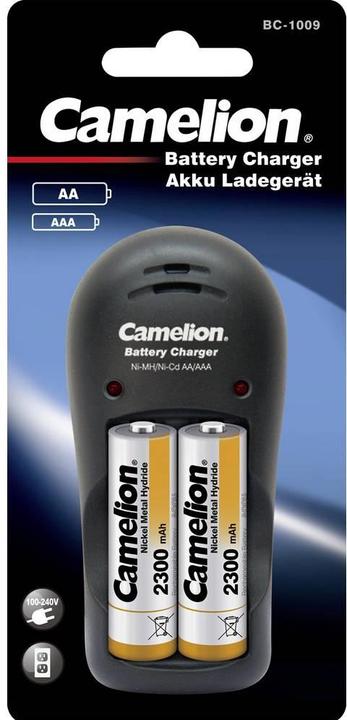 Camelion Chargeur enfichable BC-1009 (1 pcs, AAA, AA, 2000 mAh)