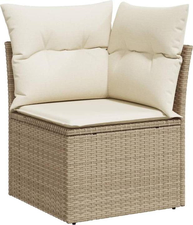 Produktbild VidaXL Gartenmöbel Sofa Garnitur Gartengarnitur Garten Sitzgruppe 9-tlg. Beige