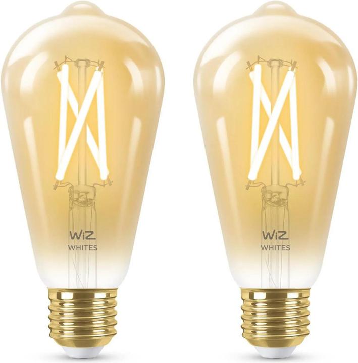 Immagine prodotto WiZ trasparente (E27, 7 W, 640 lm, 2 x, E)