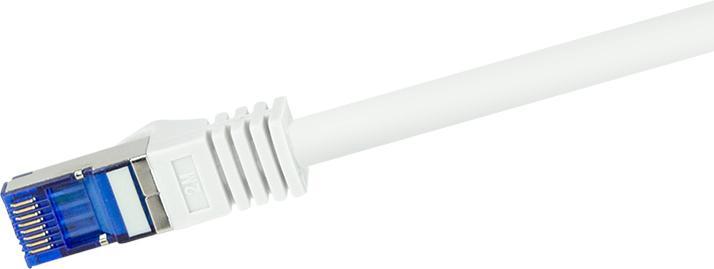 Image du produit LogiLink Câble patch Ultraflex, Cat.6A, S/FTP, 1,0 m, blancá (S/FTP, CAT6a, 1 m)