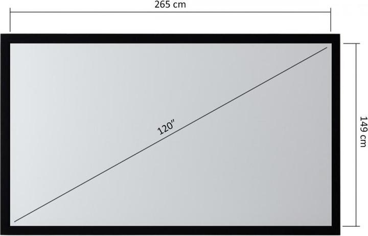 Produktbild Maclean MC-922 Projektionsleinwand 3 05 m (120 Zoll) 16:9 (120.08", 16:9)