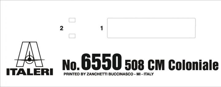 Actual product image 1:35 Fiat 508 CM Coloniale w. Fig.
