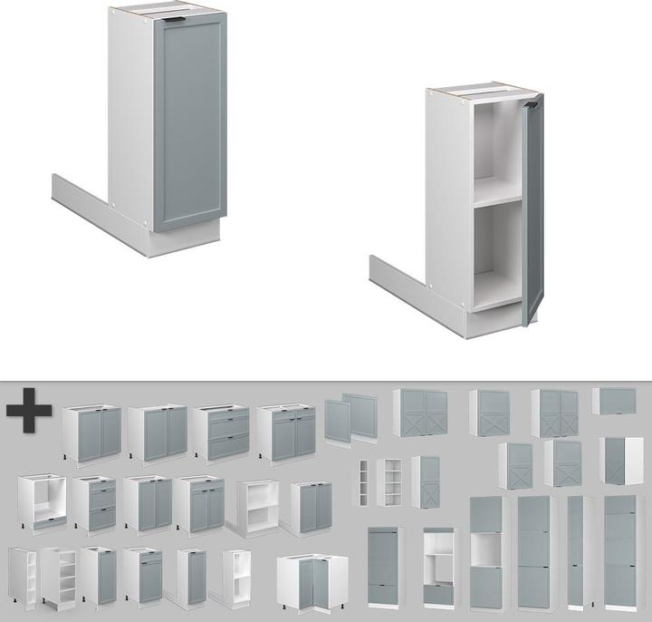 Produktbild Vicco Kücheninsel Fame-Line (30 x 30 x 82 cm)