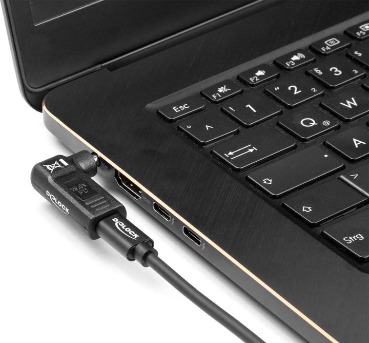 Image du produit Delock Adaptateur USB-C vers IBM 7.9 x 5.5 mm coudé à 90 (0.04 m, USB 2.0)