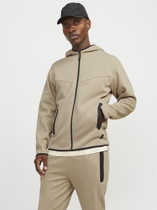 Immagine prodotto Jack & Jones Felpa con cappuccio monocolore Felpa con cappuccio e zip (XS)