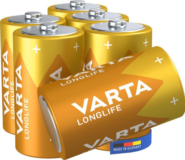 Produktbild Varta LONGLIFE Extra (6 Stk., D, 15800 mAh)