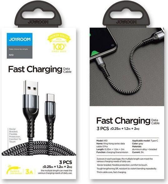 Actual product image Joyroom N10 King Kong Series Type-C data (2 m, USB 3.0)