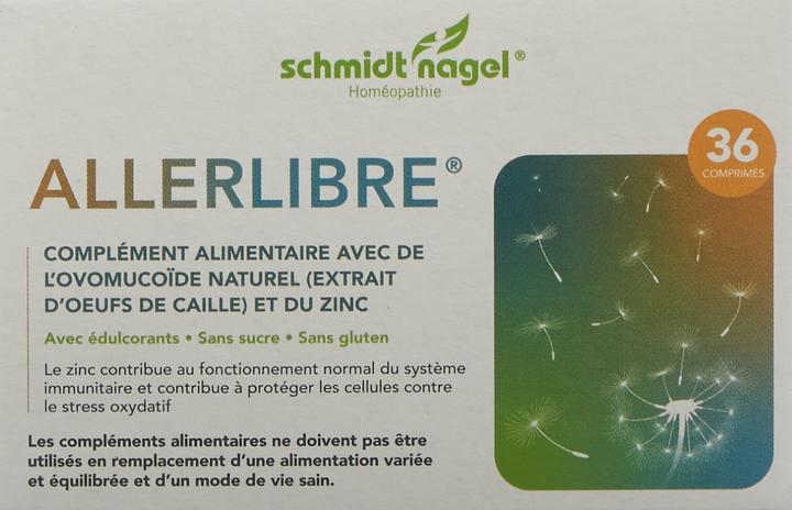 Nutritional values and ingredients Schmidt Allerlibre Tabl (36 Piece, Pills, 24 g)