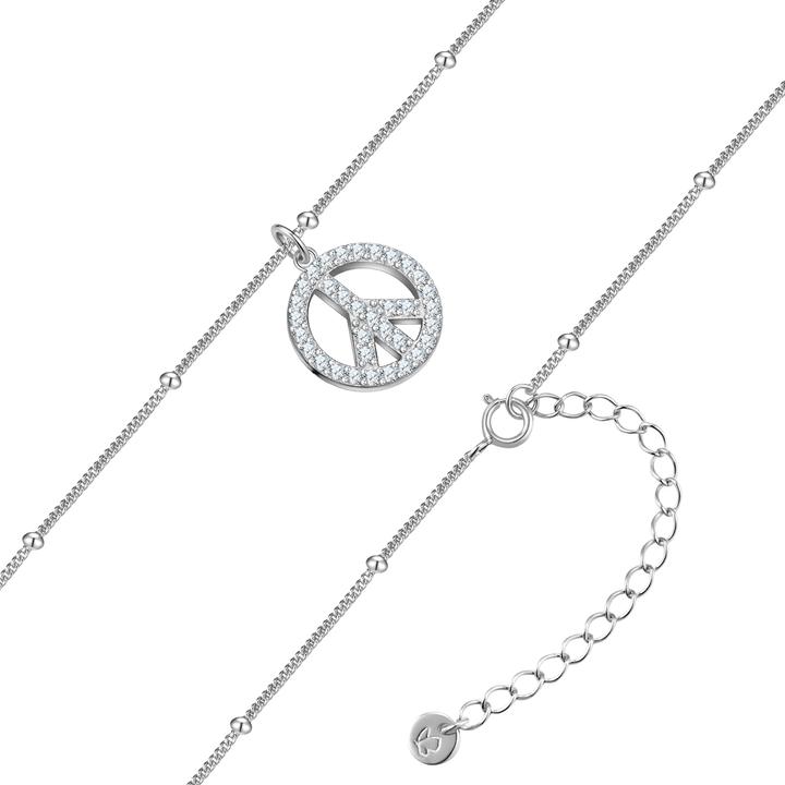 Image du produit Glanzstücke München Collier femme Paix - 36600 (Argent Sterling)