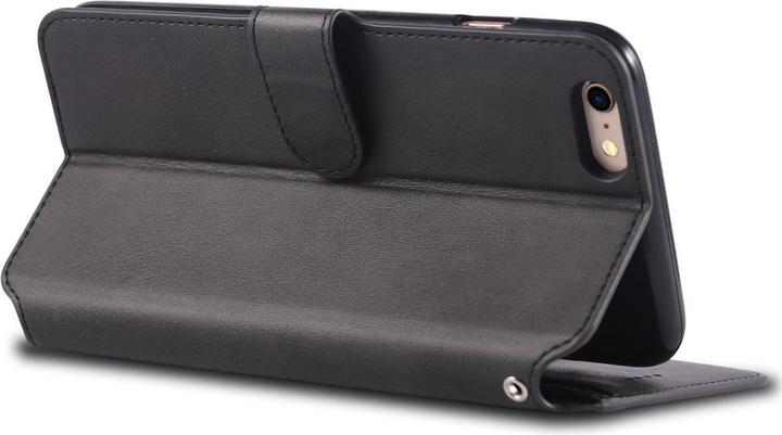 Produktbild Ueli Express iPhone 6s / 6 Buch Etui Tasche Kunstleder mit Kartenfach Schwarz (Apple iPhone 6s, Apple iPhone 6)