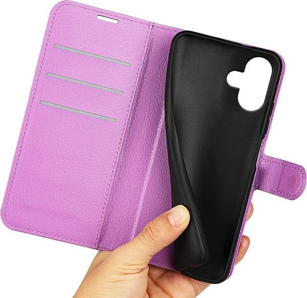 Actual product image MU Classic Litchi Leather Bookcover Series (Apple iPhone 16 Plus)