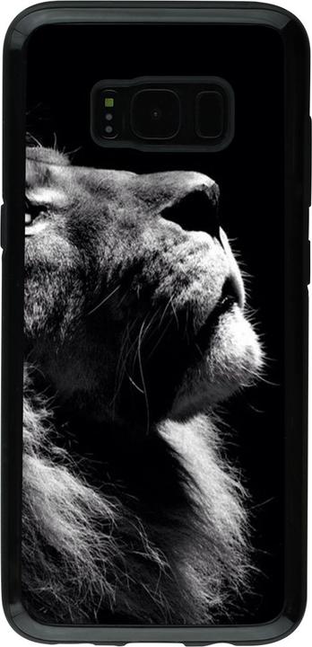 Produktbild PhoneLook Hülle Hybrid Armor schwarz Lion looking up (Samsung Galaxy S8)