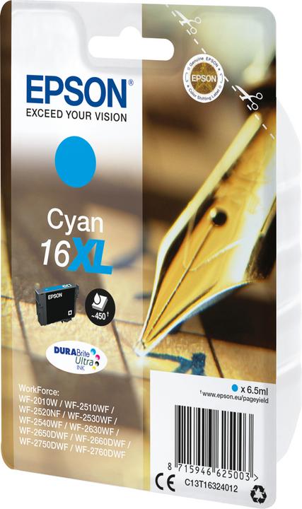 Produktbild Epson 16XL DuraBrite Ultra (C)