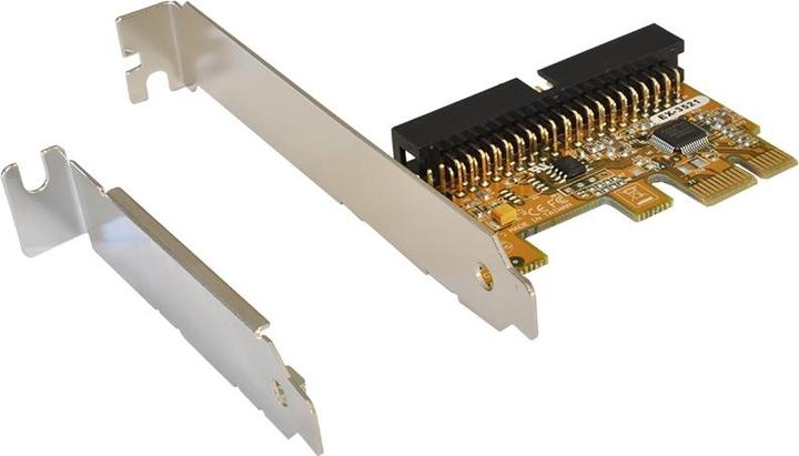 Actual product image Exsys IDE 2HDD PCIe Controller for CD-ROM/DVD