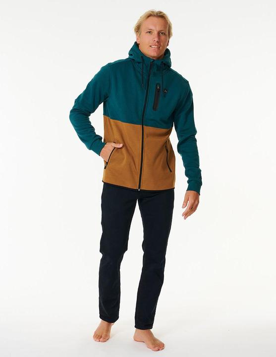 Actual product image Rip Curl Anti Series - Sweatshirt mit durchgehendem Reissverschluss „Departed“ (S)