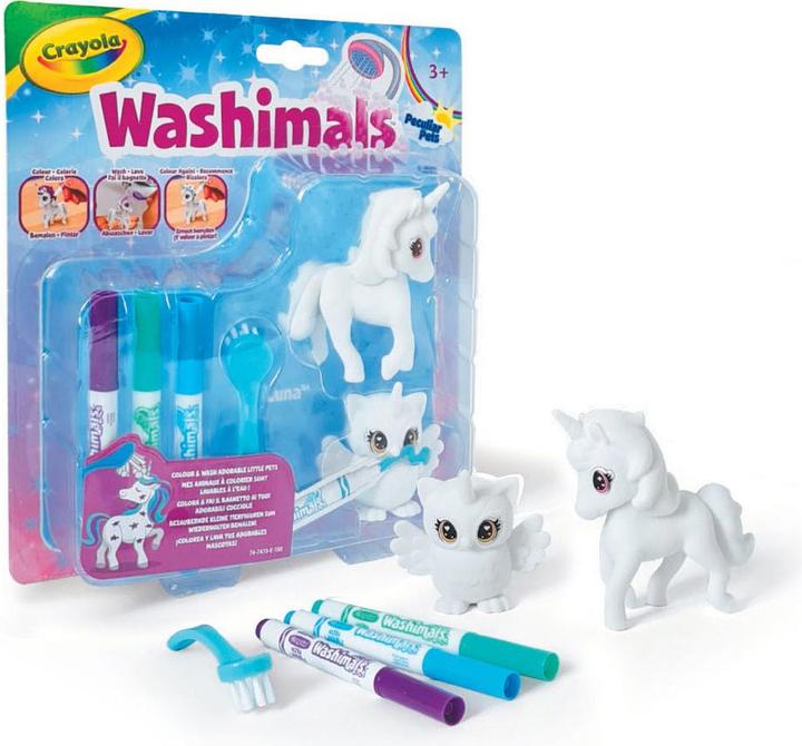 Image du produit Crayola Washimals Animaux - Luna la licorne et Una la chouette