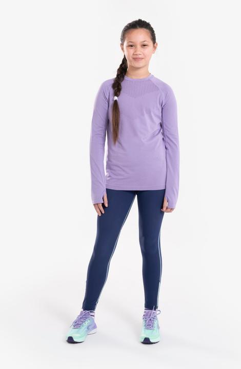 Image du produit Kiprun Cuissard long enfant zippé - Dry+ 900 bleu foncé/vert