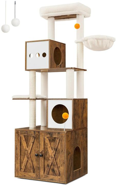 Immagine prodotto Feandrea Mr. Kittens (185 cm, Nero, Marrone rustico)