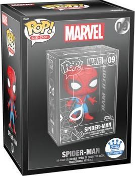 Actual product image Funko Pop Diecast Metal Spider-Man Limited Edition