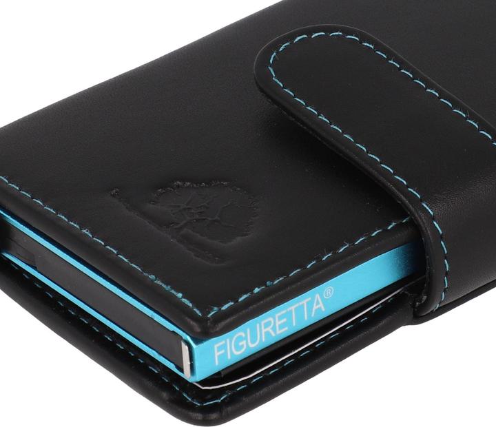Produktbild Greenburry Nappa Kreditkartenetui RFID Schutz Leder 7 cm