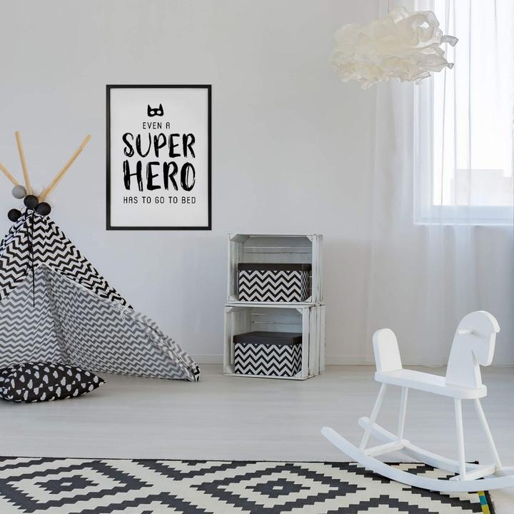 Image du produit Trenddeko Même un super héros (60 x 80 cm)