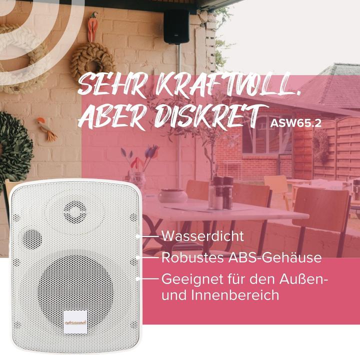 Actual product image Artsound ASW65.2 W luidspreker Wit (Passive)