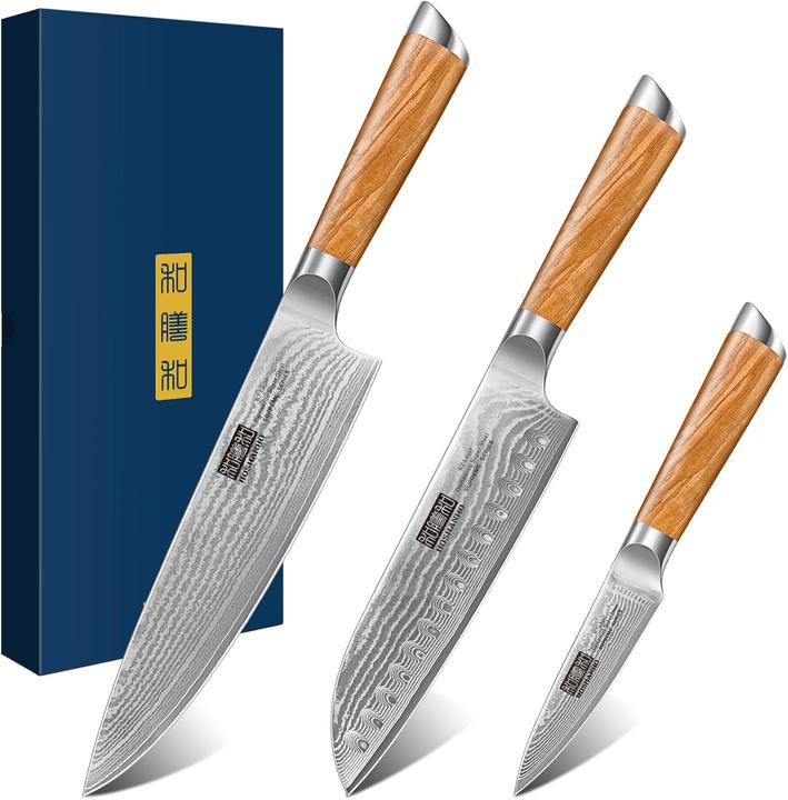 Immagine prodotto Hoshanho Set di coltelli da 3 pezzi (20 cm)