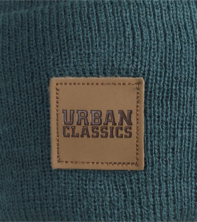 Actual product image Urban Classics Leatherpatch Long Beanie (One size)