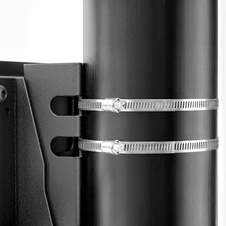 Actual product image Hagor PLW SERIES - Mounting Component (Column Adapter) for LCD Display - Black - Images (55", 30 kg)