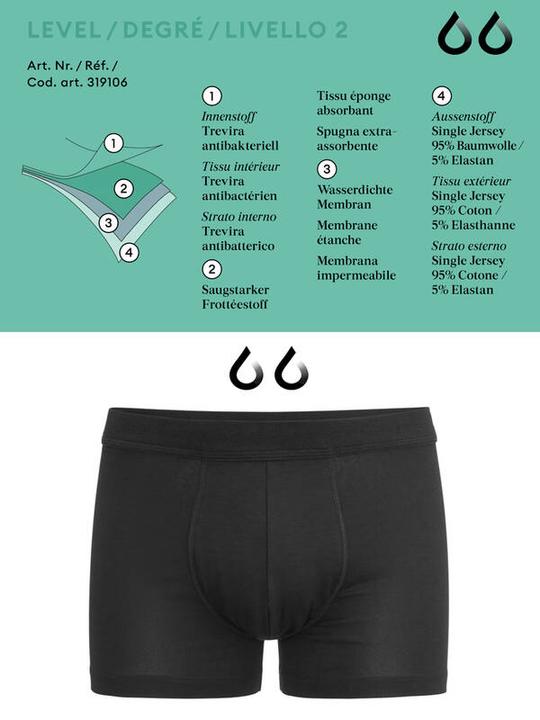 Immagine prodotto ISA Bodywear Collant per incontinenza livello 2 (1 x, M)