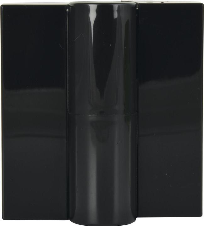ECO Trennwand Aufschraubband links Türband mit Abdeckkappen Kunststoff schwarz (7.20 cm, Schwarz)