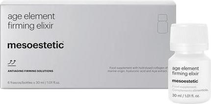 Actual product image Mesoestetic Age Element Firming Elixir Liquid Marine Collagen Peptides and Hyaluronic Acid