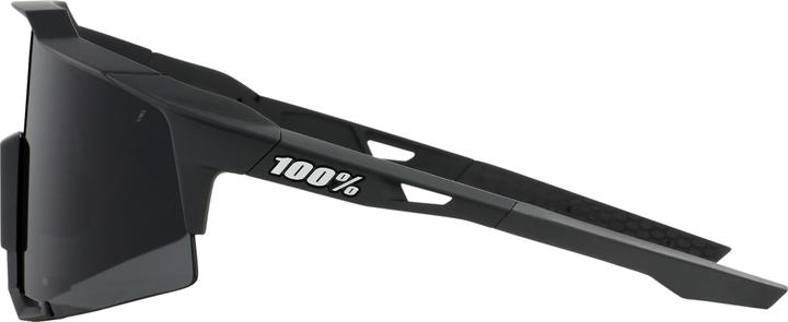 Actual product image 100% Speedcraft (Soft Tact Black, Smoke)