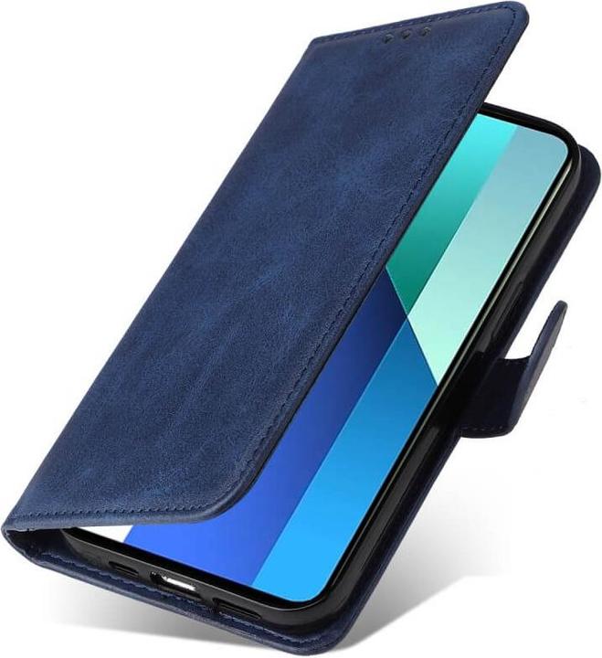 Produktbild Cover-Discount Xiaomi Redmi Note 13 4G - Premium Handyhülle Etui blau (Xiaomi Redmi Note 13 4G)