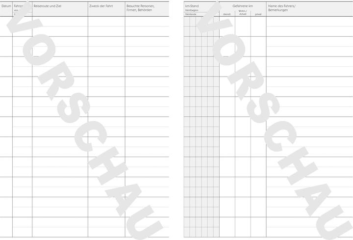 Produktbild Avery Fahrtenbuch (A5, Speziallineatur, Harter Einband)