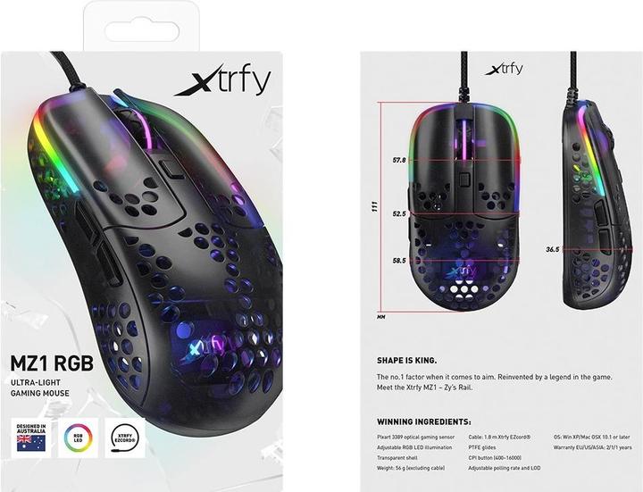 Actual product image CHERRY xtrfy MZ1 (Cable)