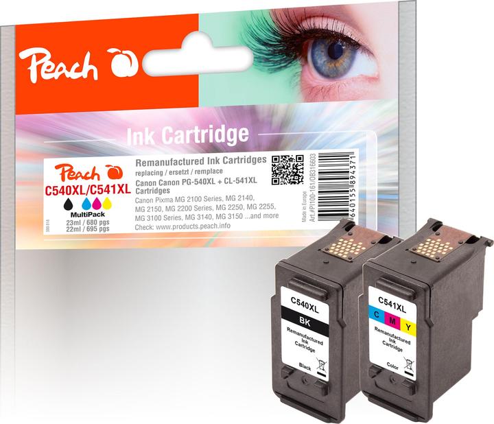 Actual product image Peach Pg-540xl, Cl-541 (Color, FC)