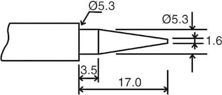 Immagine prodotto Velleman Bit di ricambio punta 1 per Vtssc10N-20N-30N (Scorta)
